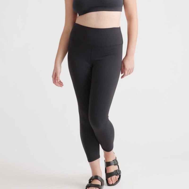 Quince Ultraform High Rise Leggings Black Xs Nwt 7/8 Yoga Athletic